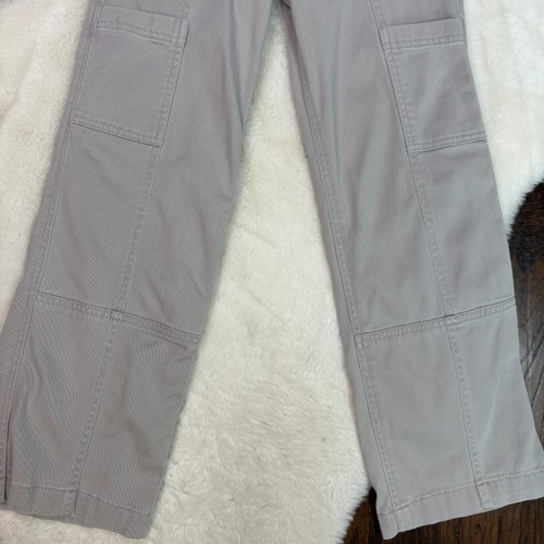abercrombie kids Pants Girls 7/8 Long Wide Leg Cargo Stretch Cotton Casual - Picture 2 of 10