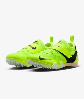 Nike Pole Vault Elite Men\'s Track Spikes Volt/Purple/Mint DR9926-700 Sz 12.5 NEW Nike Adults main image 3