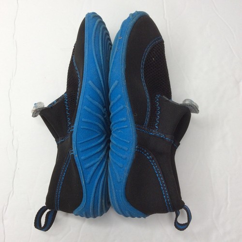 Zapatos de agua de natación Speedo para jóvenes talla XL 11/12 negros azules - Imagen 3 de 8