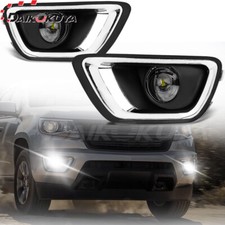 Led Fog Lights For 2015 16 17 18 19 2020 Chevy Colorado Bumper Front Lamps Pair
