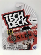 TECH DECK 96mm SKATEBOARD "FINGERBOARD" - 2021 PLAN B RED JOSLIN - ULTRA RARE!