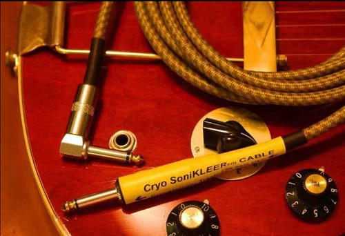CRYO SoniKLEER 10' CABLE FITS FENDER GIBSON PRS ELECTRIC GUITAR BASS STRIGHT/ANG