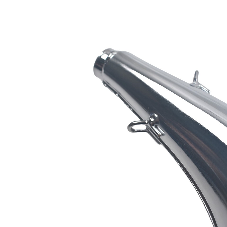 Exhaust Pipe Split Pipe Exhaust Muffler For 50cc 80cc Bike Gas Engine ...