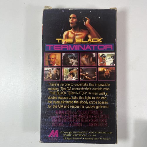 The Black Terminator (VHS, 1992) 1976 Jim Kelly AKA Black Samurai - Picture 2 of 6