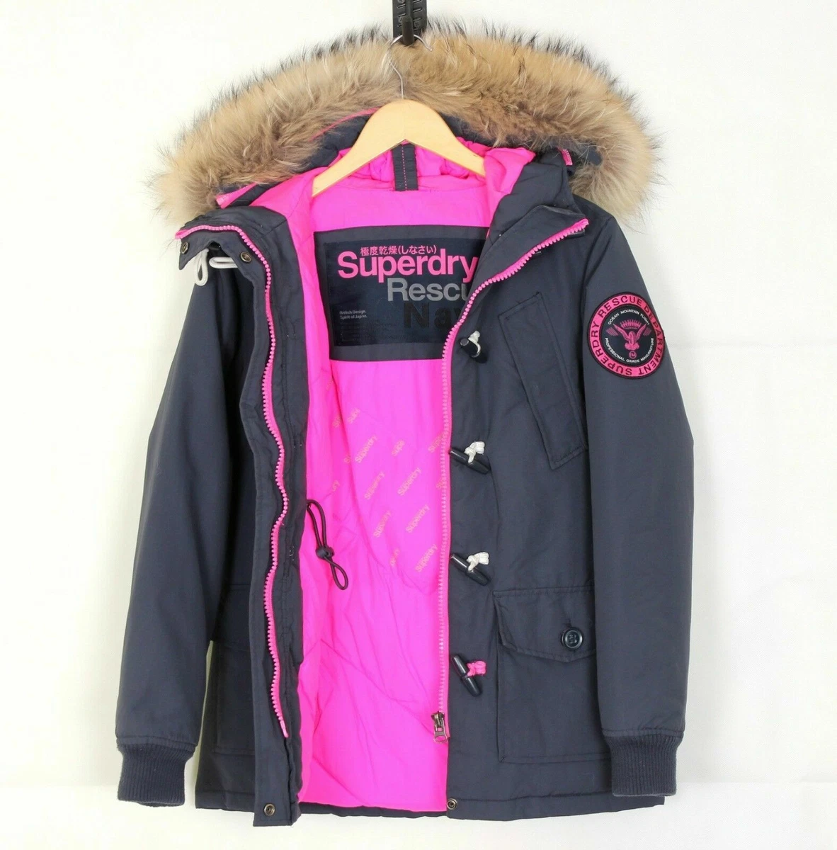 Superdry rescue navy clearance