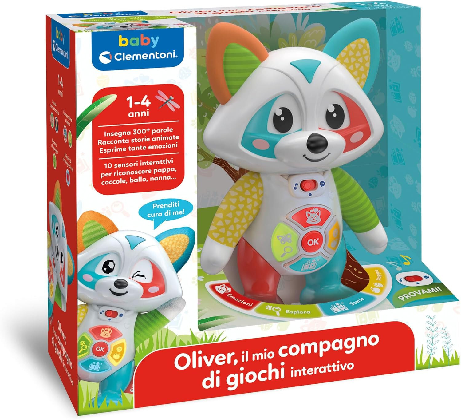 Clementoni Multicolore Oliver Il Mio Amico Interattivo (17903) (1 - 4 Anni) - Immagine 3