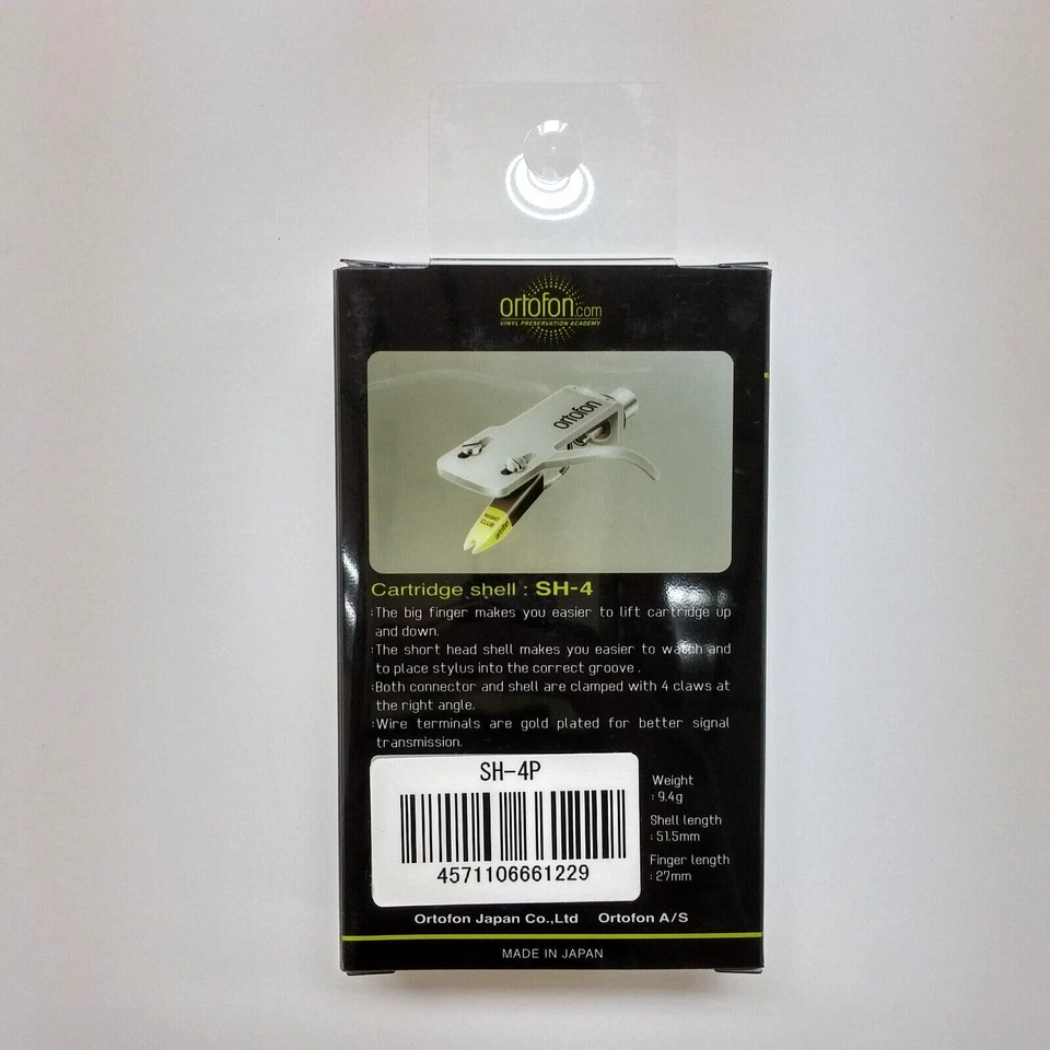 Cartucho Ortofon Headshell SH-4P (versão rosa), feito no Japão - Imagem 2 de 4