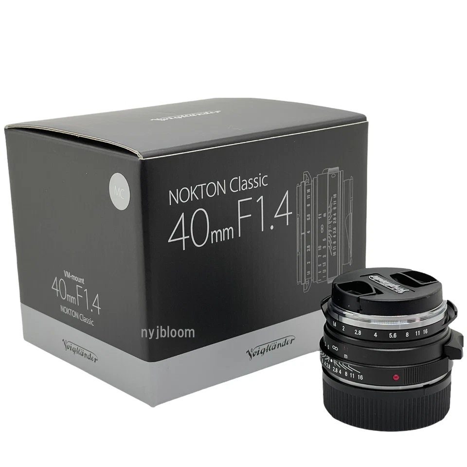 New Voigtlander NOKTON Classic 40mm f1.4 MC(Multi Coated) Lens - VM Mount Cosina - Image 2 of 4