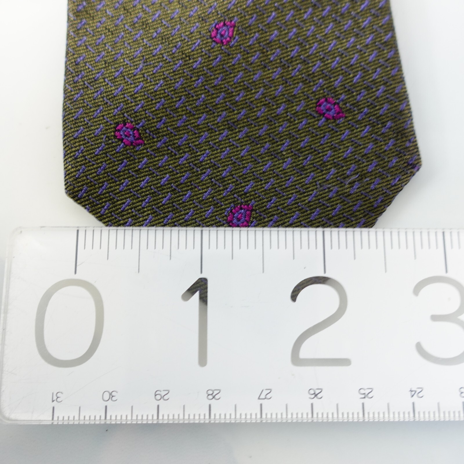 Neck Tie Solid Mens Silk Simple Solid Woven Dress… - image 4