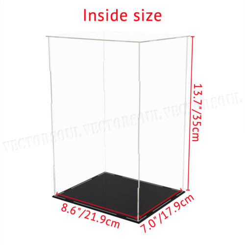 Large Acrylic Display Case Dustproof Box Action Figures for Collectibles Diecast - Picture 17 of 26