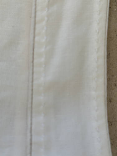 MONSOON - Ladies Smart White Linen Trousers - Size 14 - Picture 4 of 8