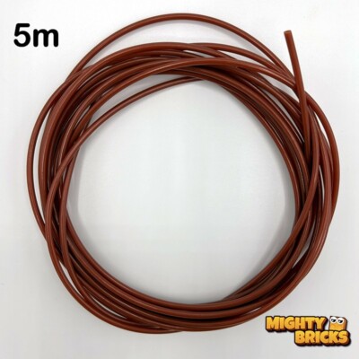   5m Schlauch Reddish Brown, Hose Rigid 3mm D. 625L/500cm, ähnlich 75c12 76256