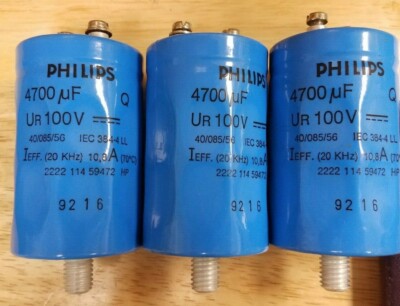 10 Condensatori A Film Philips 2,2nF 250V 5% – Tipo 2222 462 22202 – Polipropilene