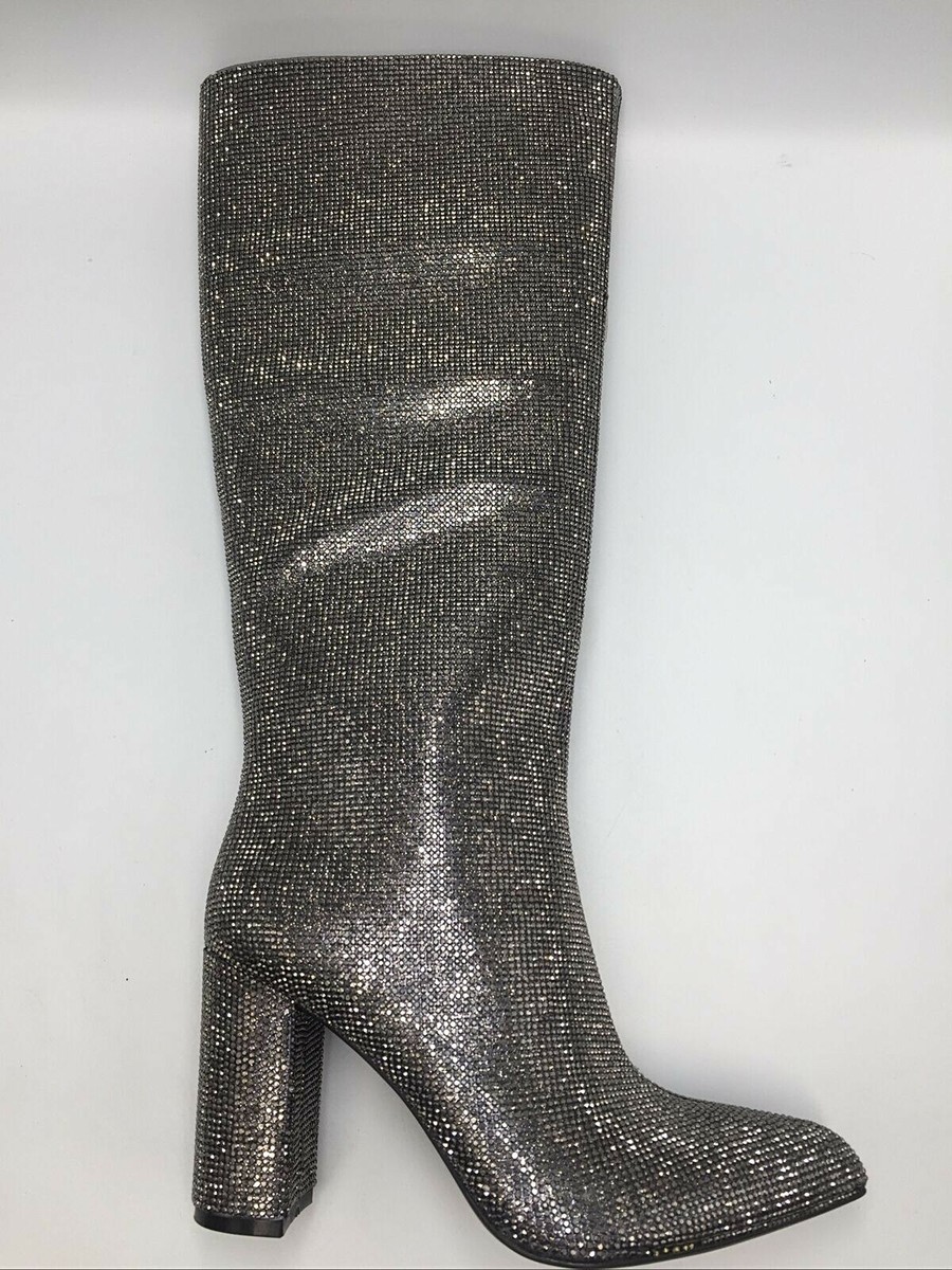 Macys Inc Macy's Black Glitter Boots International Concepts