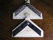 Lindsay Phillips Black & Brown 2 SwitchFlops Size 5/6 Small AOE & VICTORIA~~NEW!