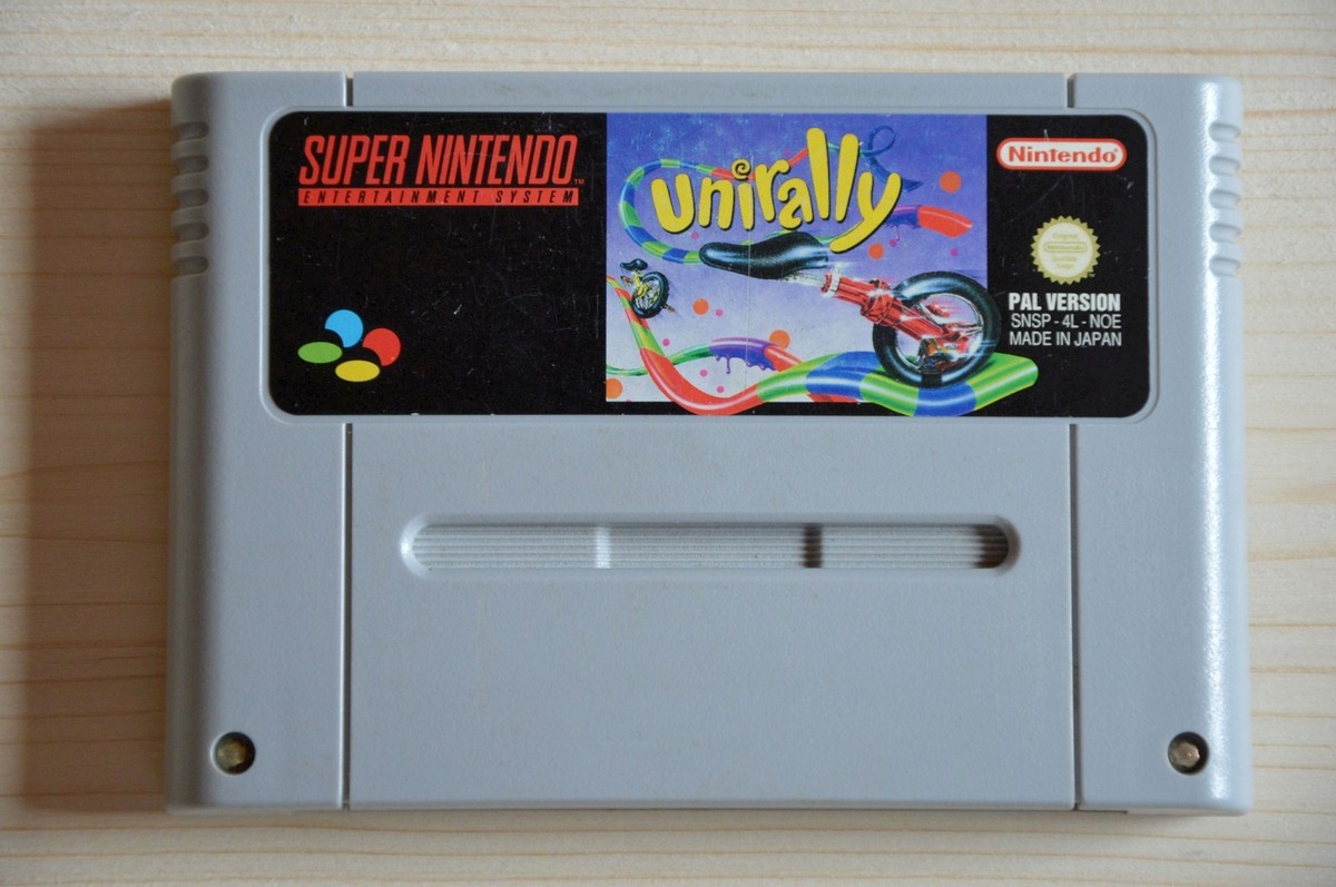 Unirally Super Uniracers Snes Classic Unirally
