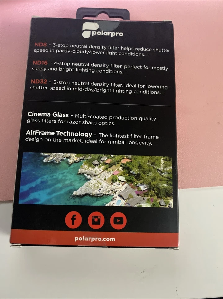 PolarPro Shutter Collection 3-Pack (ND4, ND8, ND16) for DJI Spark - Image 2 of 3