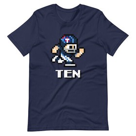 Tennessee Titans NES Football Player 8-bit Tecmo Super Bowl Nintendo T-Shirt