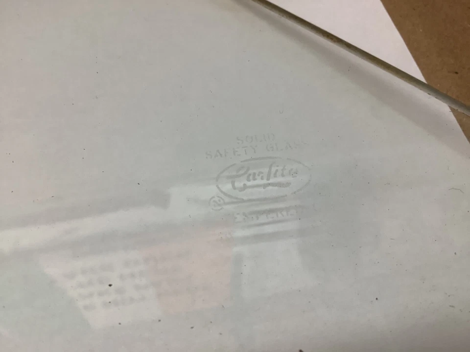 Mercury Comet Falcon 1963 cupé de 2 puertas trasero izquierdo vidrio QTR OEM Carlite Foto 3 de 3