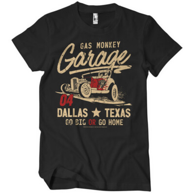 Offiziell Lizenziert Gas Monkey Garage - Go Groß Oder Go Home Herren