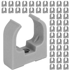 Saddle Cable Clips for 16mm 20mm 25mm Conduit – Black Grey White – 10/50 Pack
