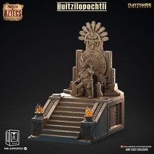 Huitzilopochtli  Pantheon of Aztecs  Clay Cyanide  RPG D D 3D Print Miniature