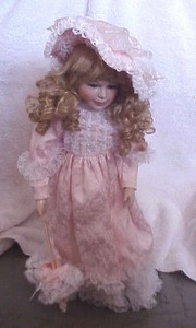 PORCELAIN DOLL PINK DRESS UMBRELLA | eBay