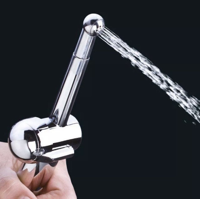 Clean Stream Shower Cleansing Nozzle W Flow Regulator Enema Douche USA