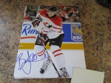 BOONE JENNER SIGNED 8x10 GLOSSY PHOTO TEAM CANADA COLUMBUS BLUE JACKETS (B)