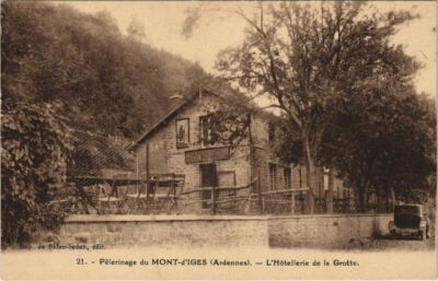 Old postcard Pelerinage du Mont-d-'Iges - L'Hotellerie de la Grotte (135112)