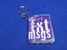 Keying Key Ring - Tiny Text Messages Retro Little Book of Short Message Forms