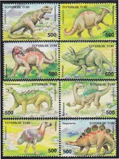 Tadschikistan 46/53 1994 Prähistorische Fauna MNH