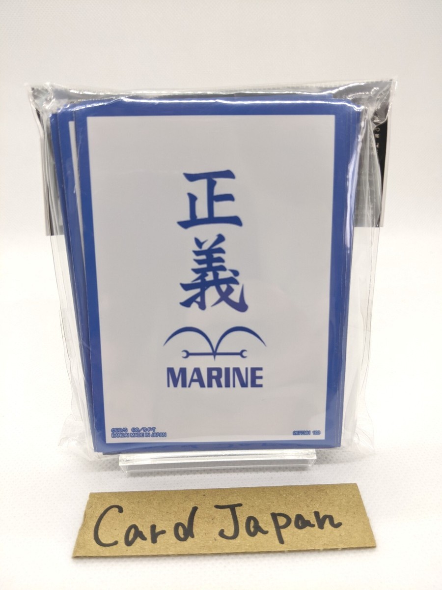 Marine Navy Ver.3 One Piece Card Game Official TCG 70 Sleeves /A2 Marine Navy Ver.3 One Piece Card Game Official TCG 70 Sleeves /A2