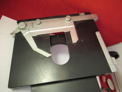 Leitz Dialux Stage Tisch Mikrometer Mikroskop Teil Optik Wie Abgebildet &FT-2-51