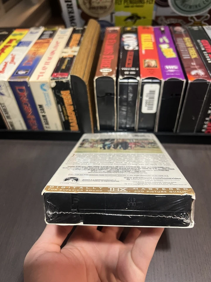 Grease VHS Tape Brand New Sealed! John Tracolta, Olivia Newton Video Bonus! Foto 3 de 4