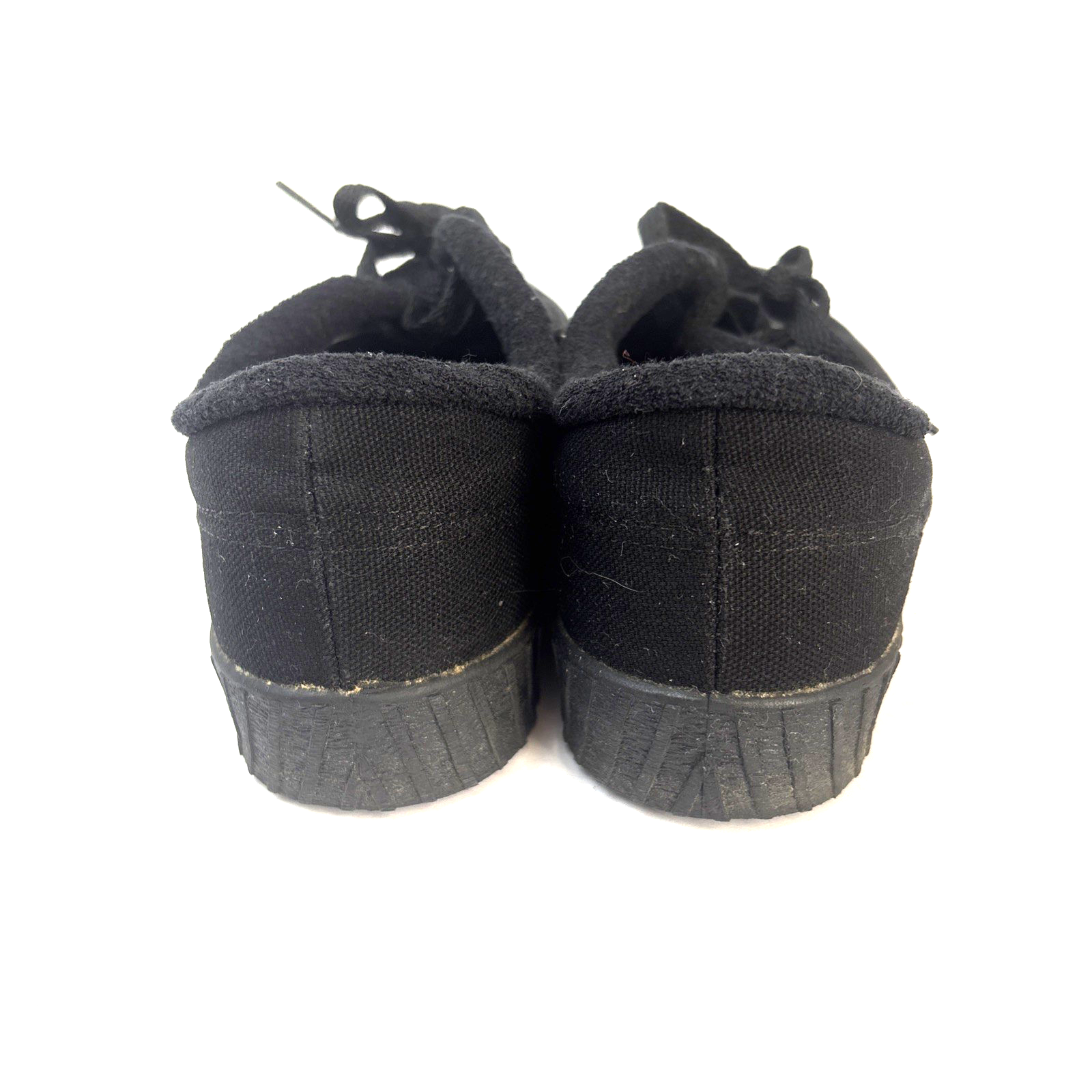 SAOLA Doc's scarpe nere in tela donna 8 5 sneaker minimalista suola nera