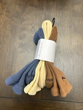 Nike Everyday Plus Cushioned Crew Socks Dri-Fit 3 Pack Mens Large Blue Charge