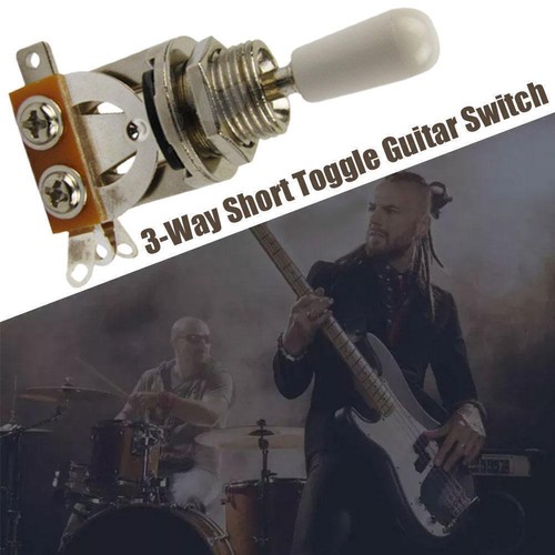3-Way Short Toggle Guitar Switch Electric LP Les Paul Selector Epiphone N2J9 - Picture 8 of 15