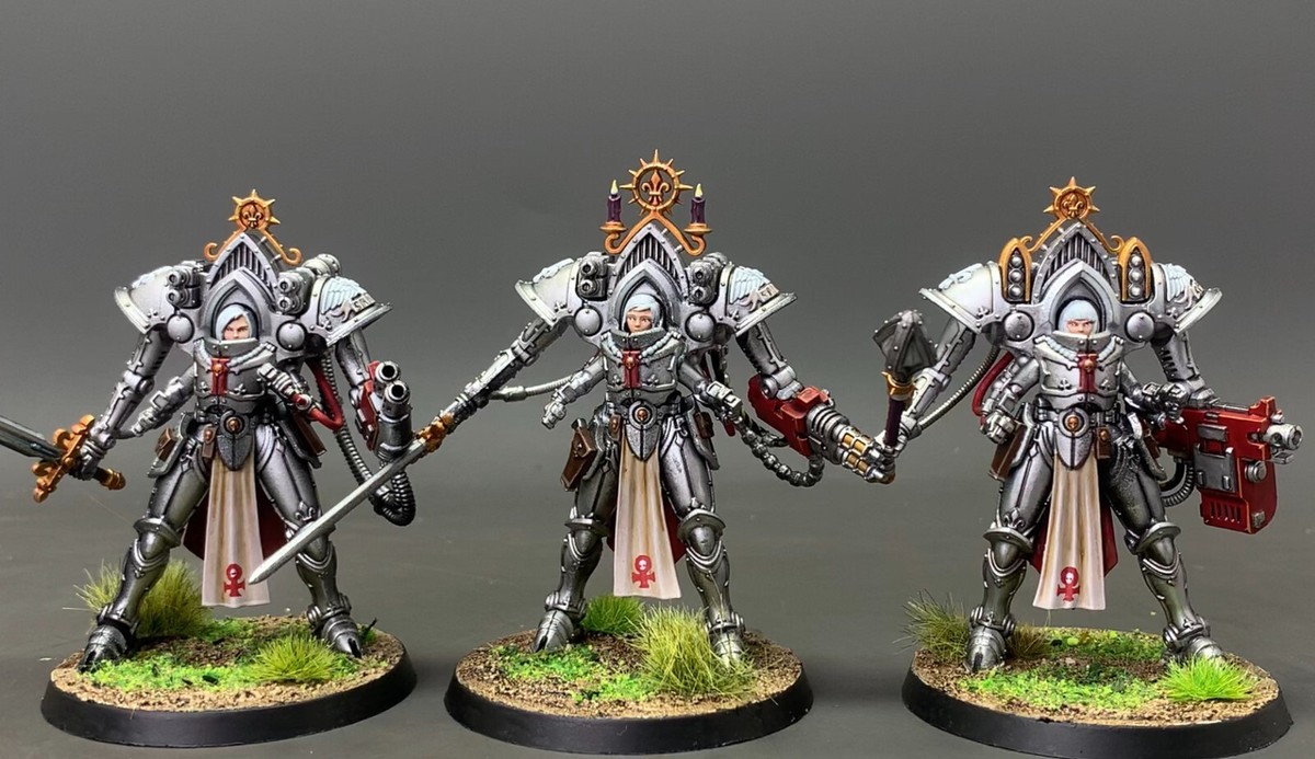 Warhammer 40K Paragon Warsuits Painted TRIO - Adepta
