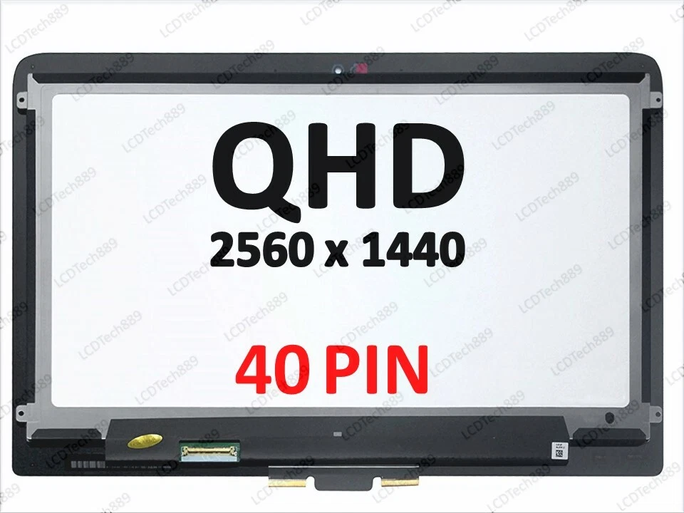 LP133QH1(SP)(A1) | HP Spectre X360 13-4000 QHD 13.3 LCD TOUCH Screen Digitizer - Image 2 of 4