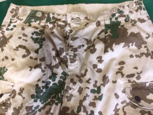 German Army Tropentarn Desert Camo Lightweight Combat Trousers Gr14, W36” L33” - Picture 2 of 9