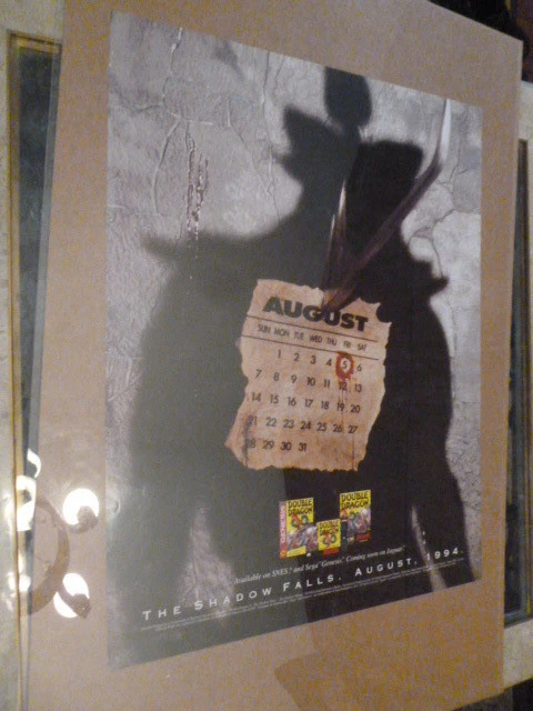 Double Dragon 5 Poster Video Game Store Promotional Sega Nintendo Jaguar Promo - Image 3 of 4