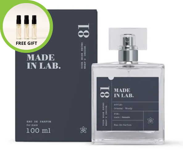 MADE IN LAB 81 MEN Eau de Parfum 100ml EDP For Men Oriental, Woody