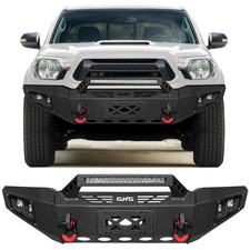 Vijay Fits 2005-2015 Toyota Tacoma Steel Front Bumper With Long Headlight