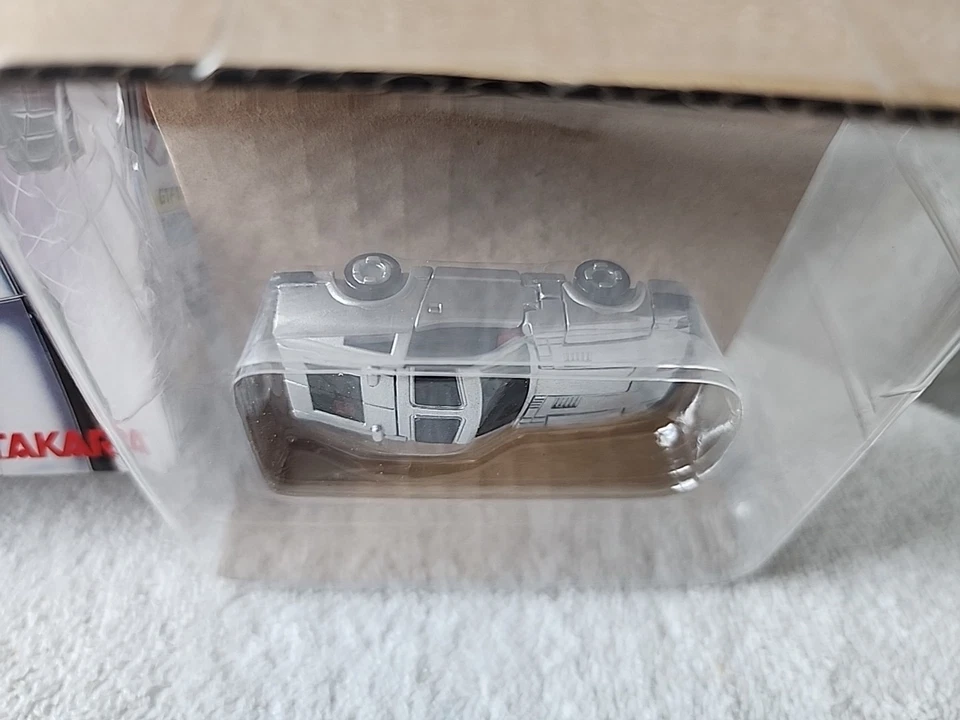 WST Takara Worlds Smallest Transformers Series 2 GTF X-3 Blue Streak Silver - Image 3 of 4