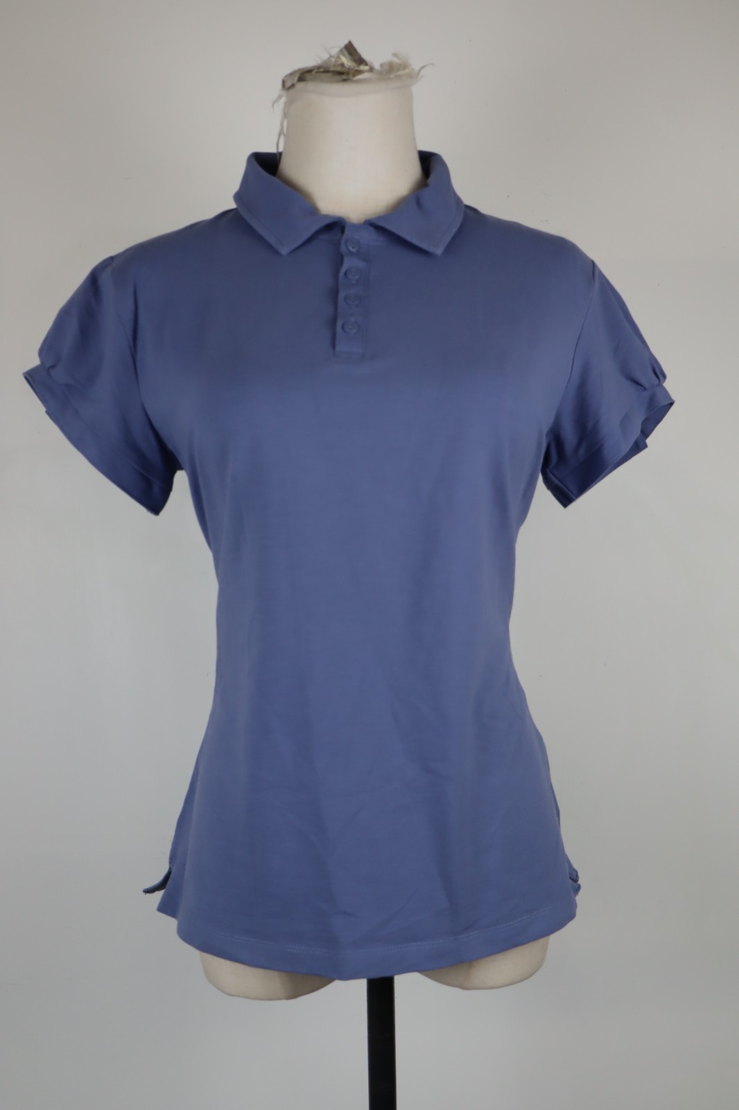 COLUMBIA POLO SHIRT WOMEN COTTON L WOMAN SHIRT CASUAL VINTAGE SHORT SLEEVE