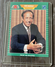 1989 Pro Set Commemorative Collectible #1 Pete Rozelle FOOTBALL