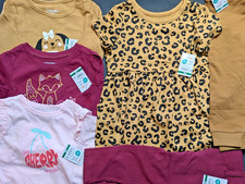 NWT Garanimals 6-Piece Baby Girl "Wild  Sweet" Bundle - Size 18M