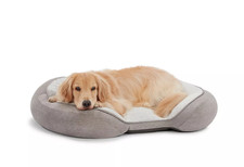 PETSM  RT Top Paw  Orthopedic Lounger Dog Bed