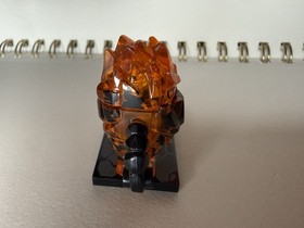 Genuine LEGO Power Miners Lava Rock Monster Minifigure Orange Firax With Crystal